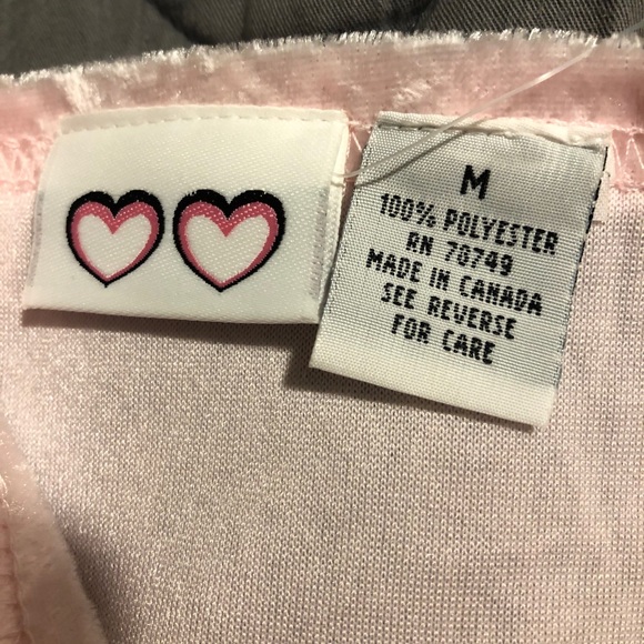 Pink Crushed velvet tank top with patch - Picture 4 of 4